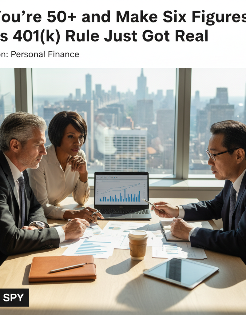 If You’re 50+ and Make Six Figures, This 401(k) Rule Just Got Real