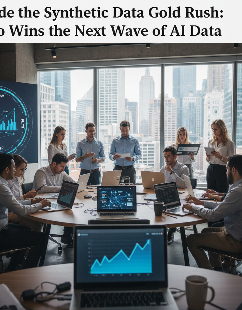 Inside the Synthetic Data Gold Rush: Who Wins the Next Wave of AI Data