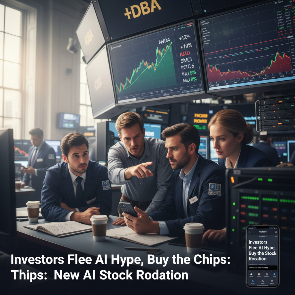 Investors Flee AI Hype, Buy the Chips: The New AI Stock Rotation