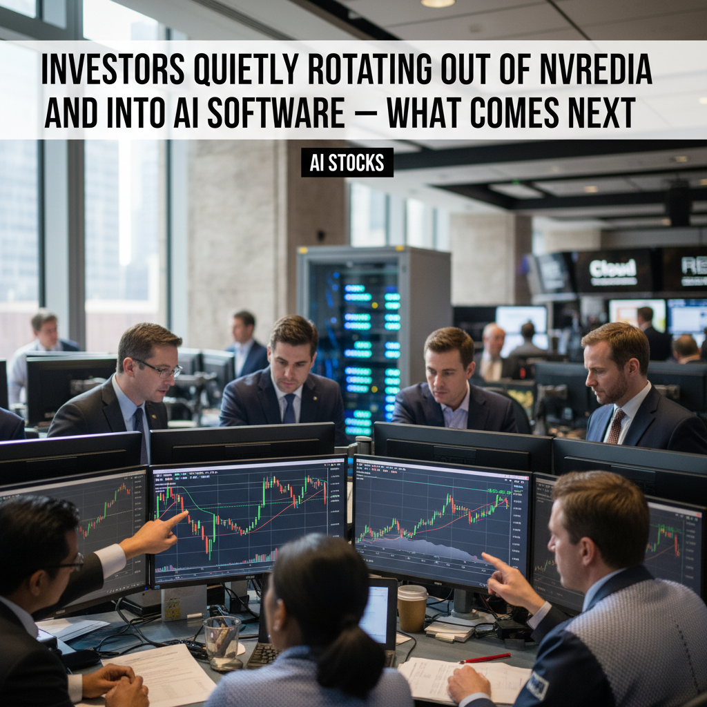 Investors Quietly Rotating Out of Nvidia and Into AI Software — What Comes Next