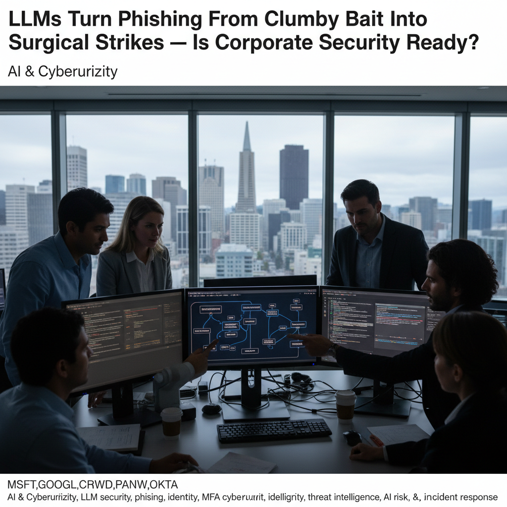 LLMs Turn Phishing From Clumsy Bait Into Surgical Strikes — Is Corporate Security Ready?