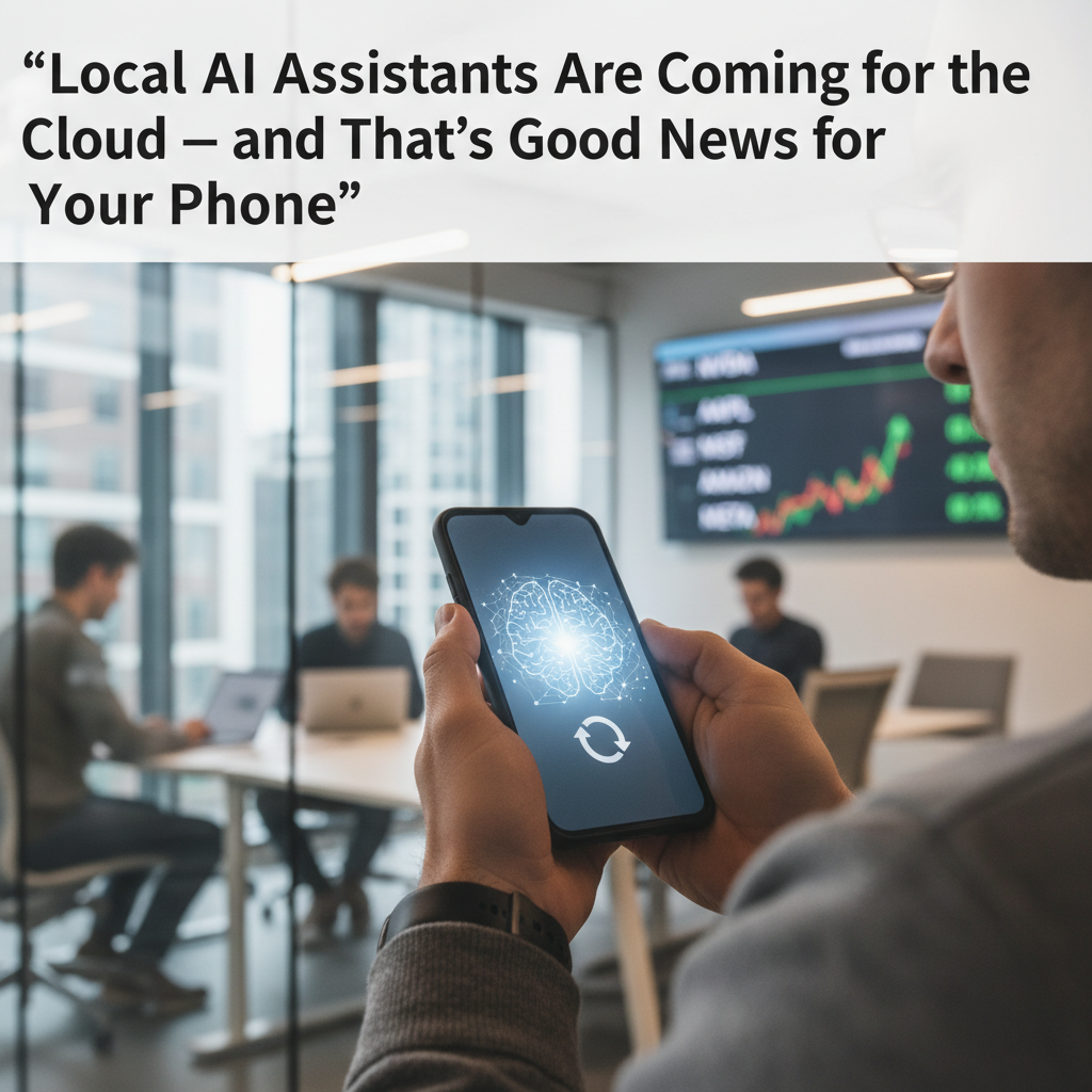 Local AI Assistants Are Coming for the Cloud — and That’s Good News for Your Phone