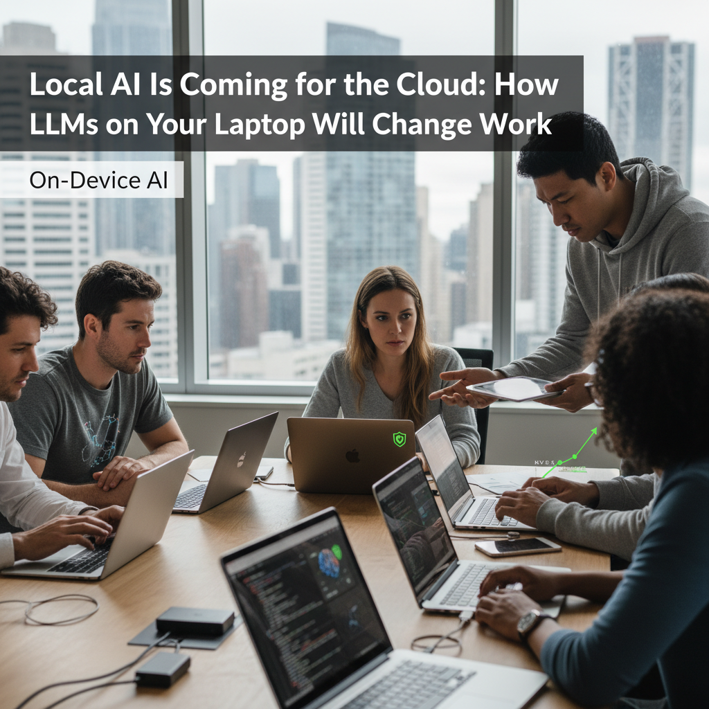 Local AI Is Coming for the Cloud: How LLMs on Your Laptop Will Change Work