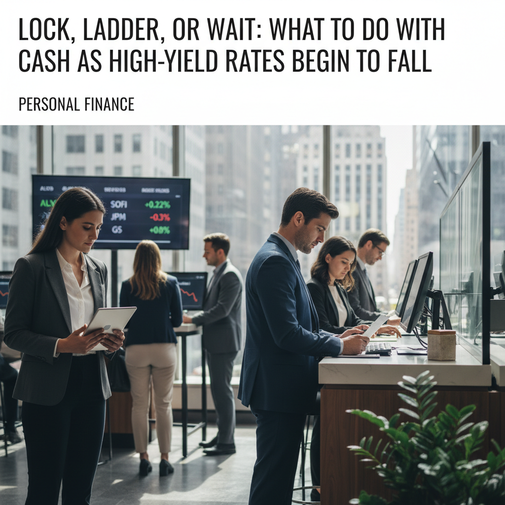 Lock, Ladder, or Wait: What to Do With Cash as High-Yield Rates Begin to Fall