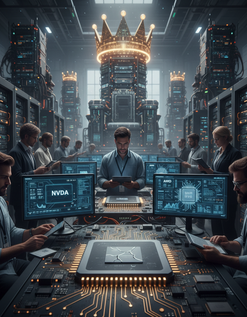 Nvidia's AI Throne: Cracks Showing as Rivals and Hyperscalers Build Their Own Chips