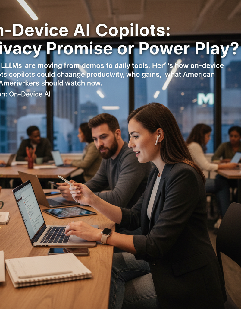 On-Device AI Copilots: Privacy Promise or Power Play?