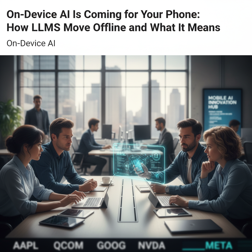 On-Device AI Is Coming for Your Phone: How LLMs Move Offline and What It Means