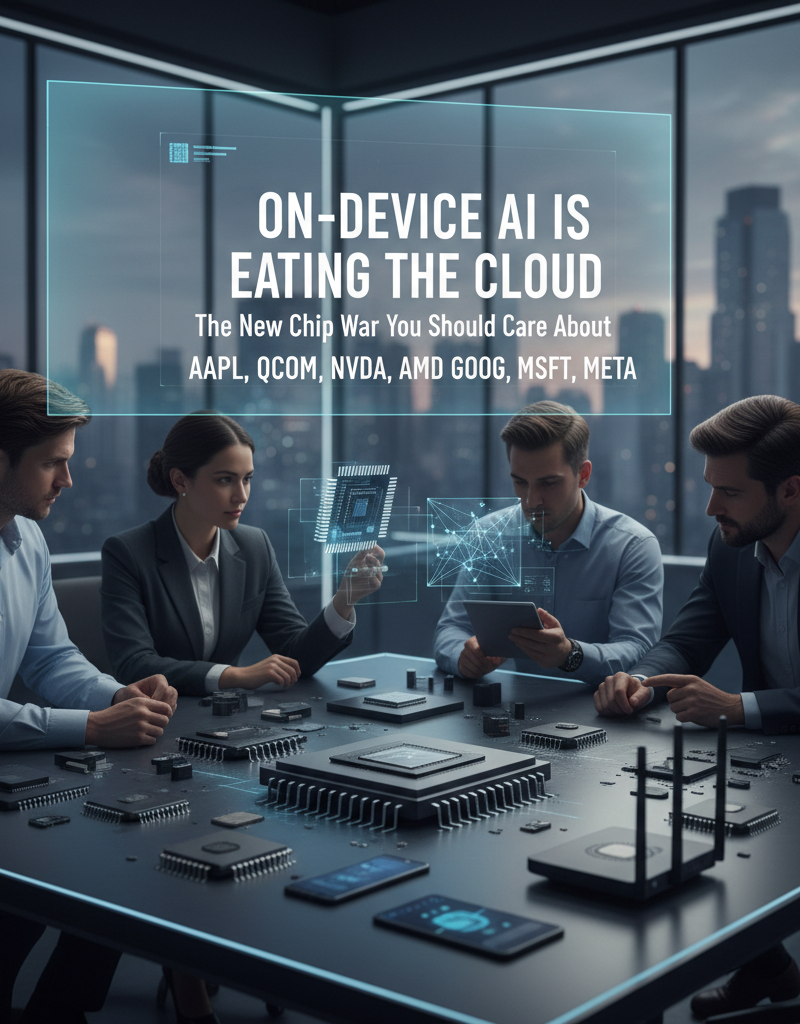 On-Device AI Is Eating the Cloud: The New Chip War You Should Care About