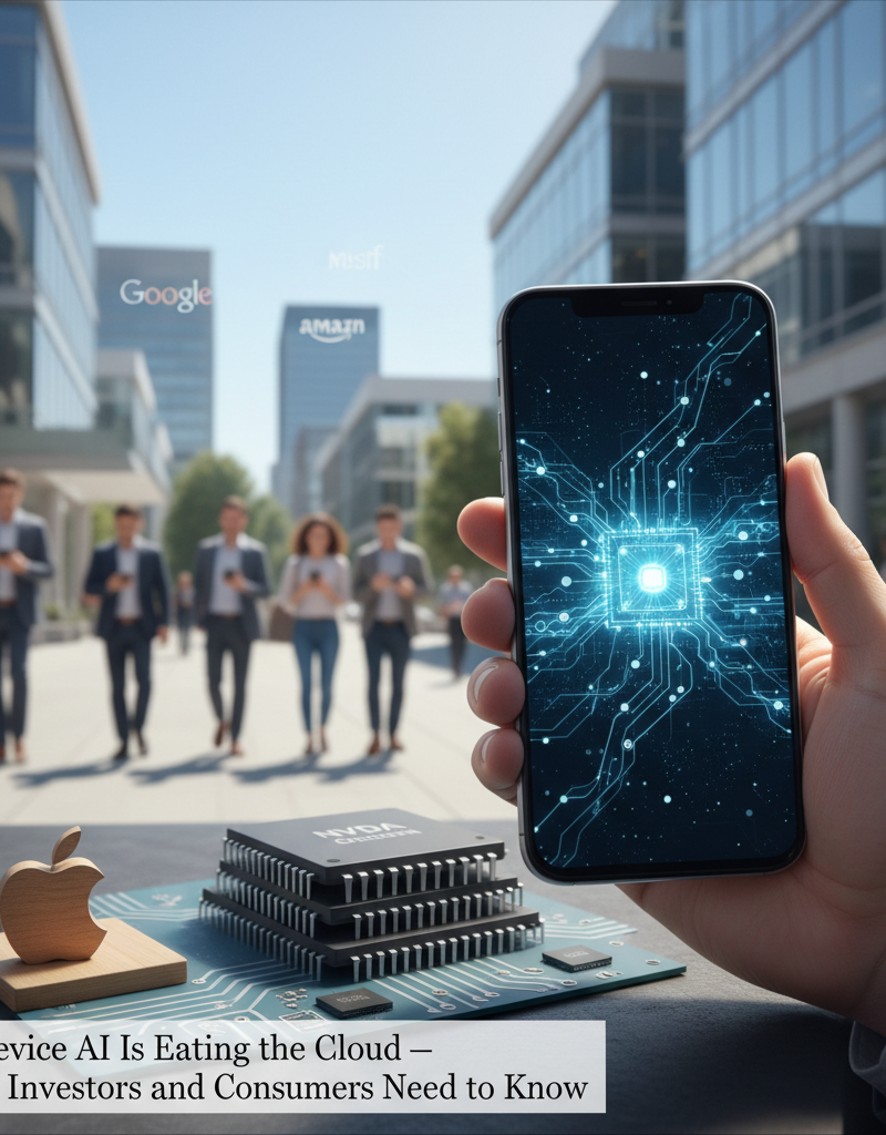 On-Device AI Is Eating the Cloud — What Investors and Consumers Need to Know