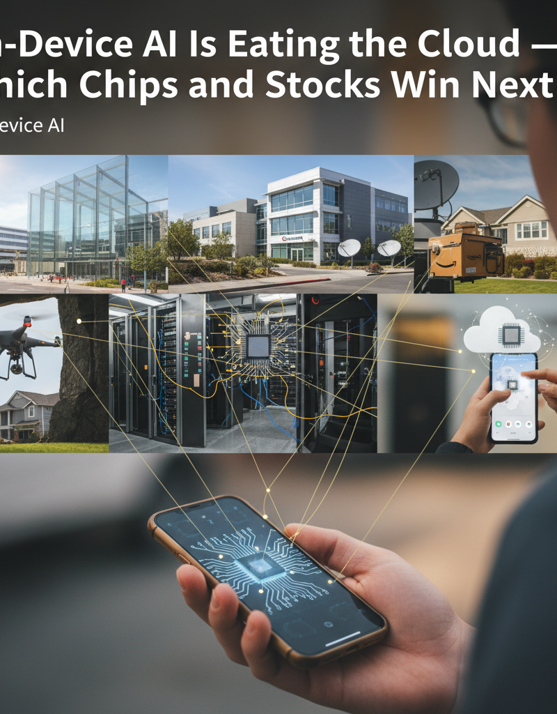 On-Device AI Is Eating the Cloud — Which Chips and Stocks Win Next
