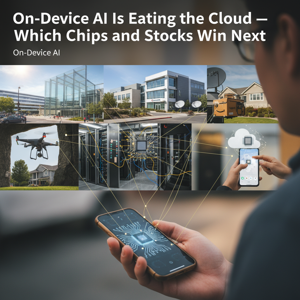On-Device AI Is Eating the Cloud — Which Chips and Stocks Win Next