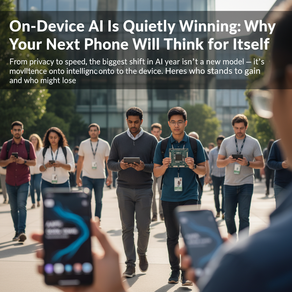 On-Device AI Is Quietly Winning: Why Your Next Phone Will Think for Itself