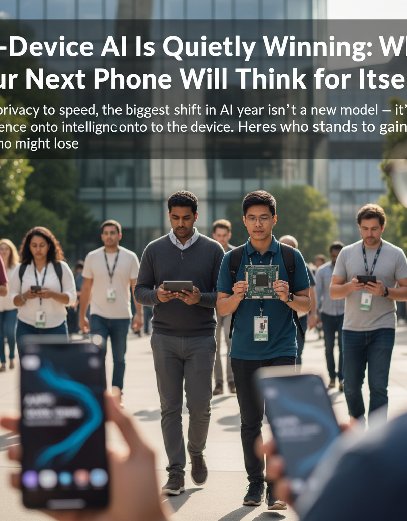 On-Device AI Is Quietly Winning: Why Your Next Phone Will Think for Itself