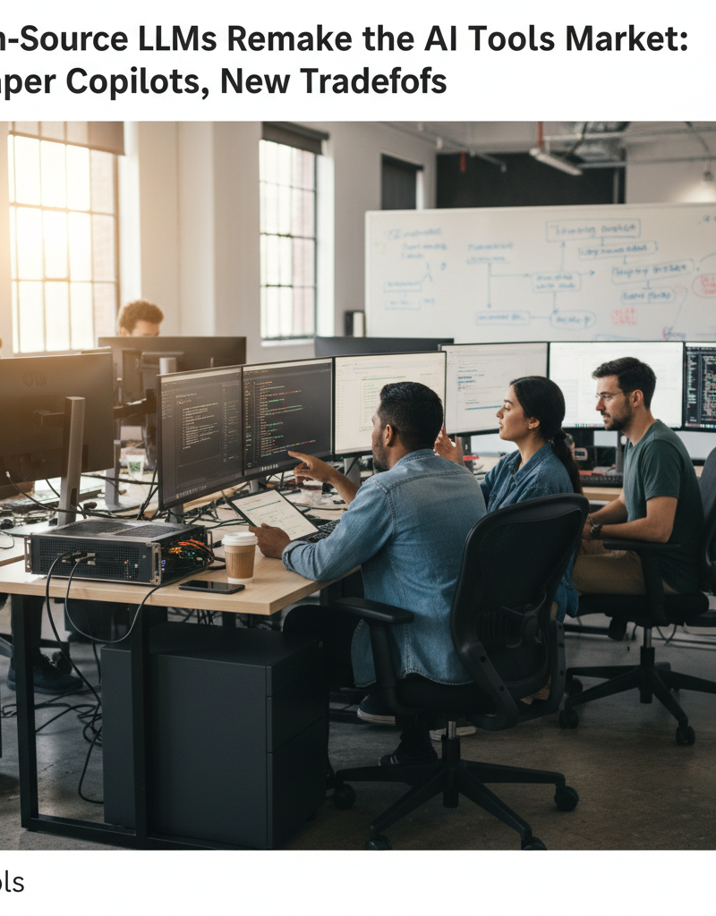 Open-Source LLMs Remake the AI Tools Market: Cheaper Copilots, New Tradeoffs