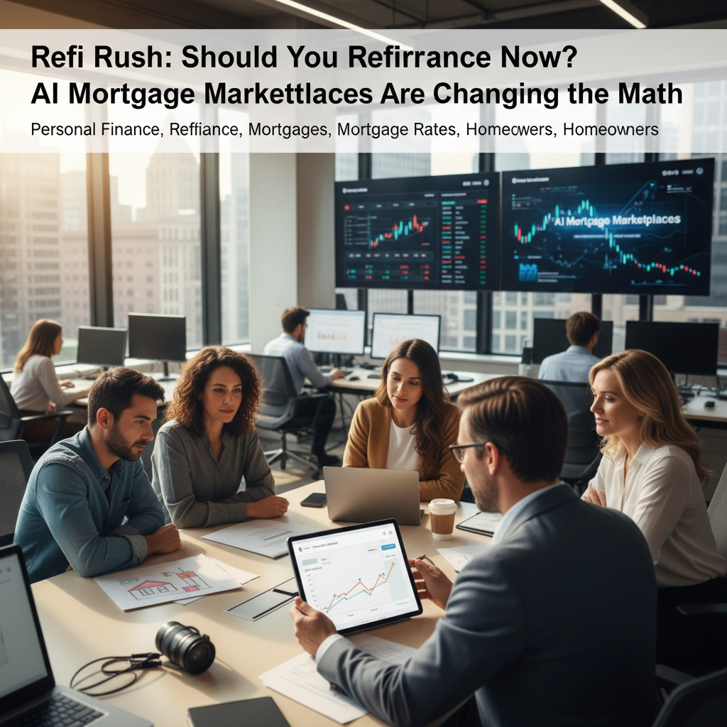 Refi Rush: Should You Refinance Now? AI Mortgage Marketplaces Are Changing the Math