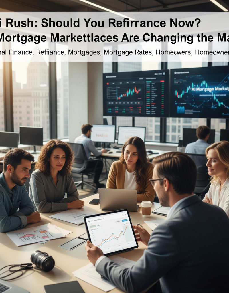 Refi Rush: Should You Refinance Now? AI Mortgage Marketplaces Are Changing the Math