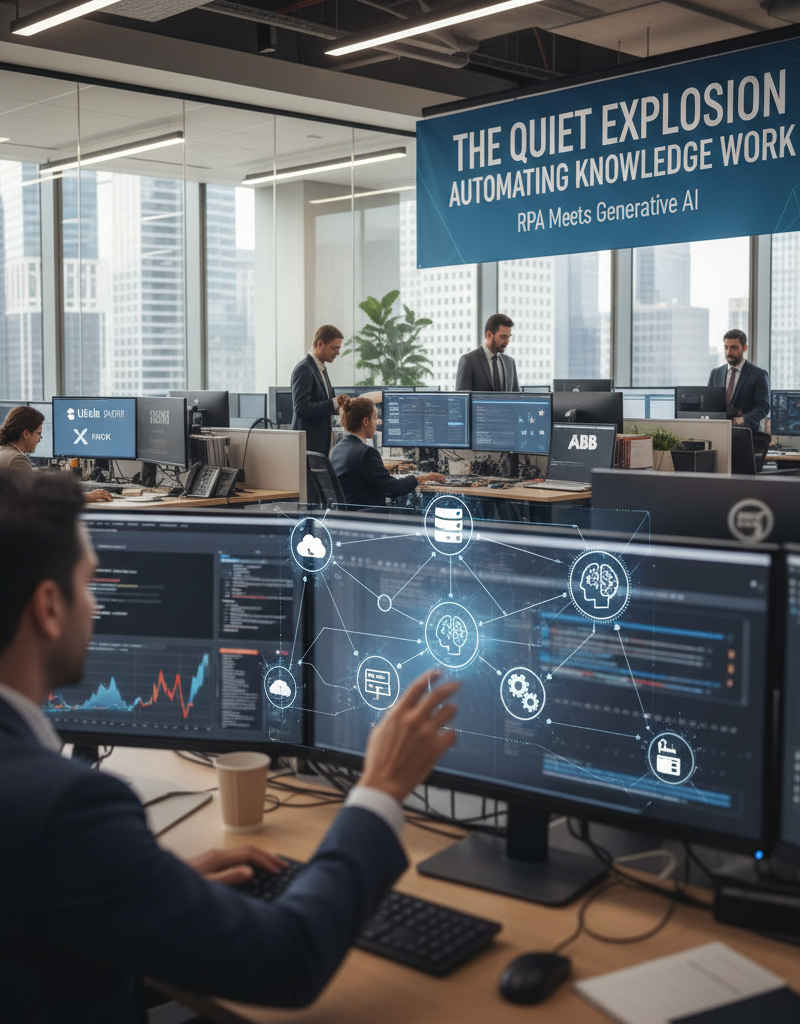 RPA Meets Generative AI: The Quiet Explosion Automating Knowledge Work