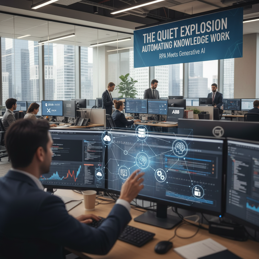 RPA Meets Generative AI: The Quiet Explosion Automating Knowledge Work