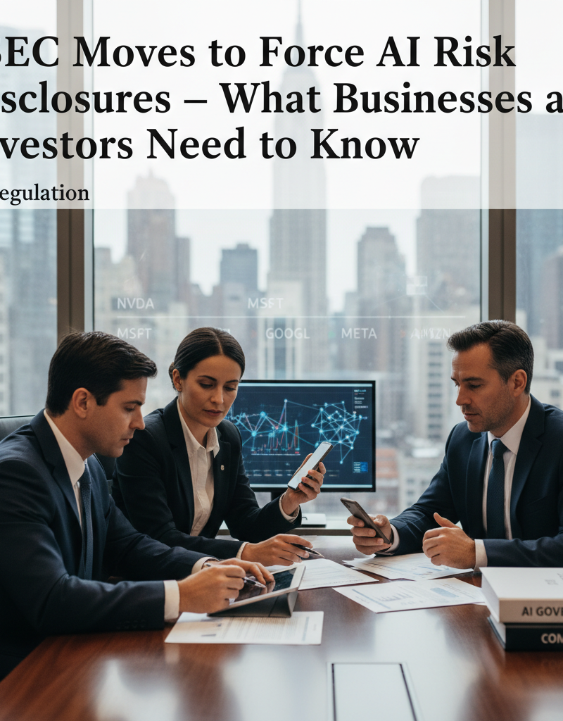 SEC Moves to Force AI Risk Disclosures — What Businesses and Investors Need to Know
