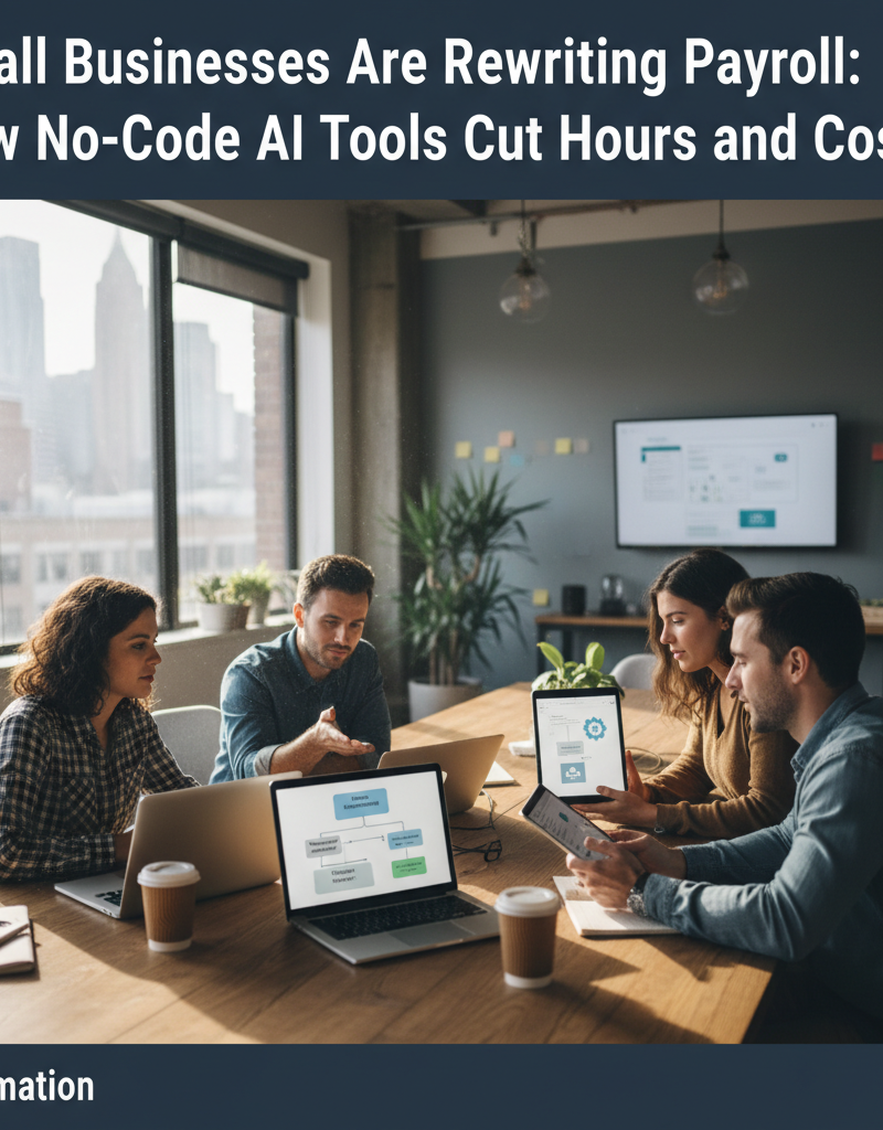 Small Businesses Are Rewriting Payroll: How No-Code AI Tools Cut Hours and Costs