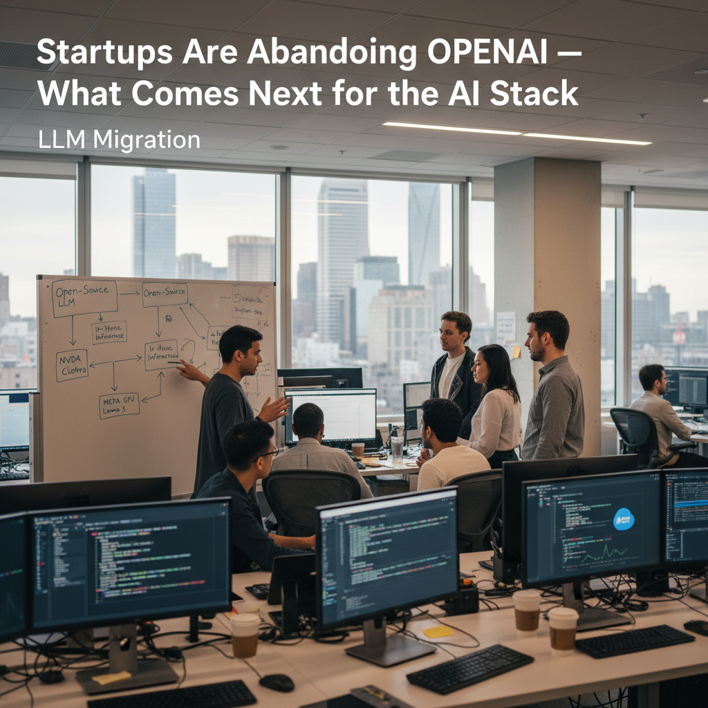 Startups Are Abandoning OpenAI — What Comes Next for the AI Stack
