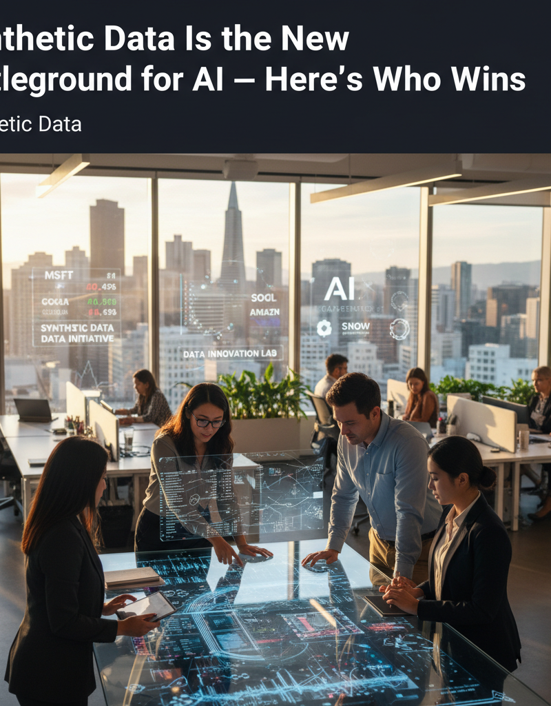 Synthetic Data Is the New Battleground for AI — Here’s Who Wins