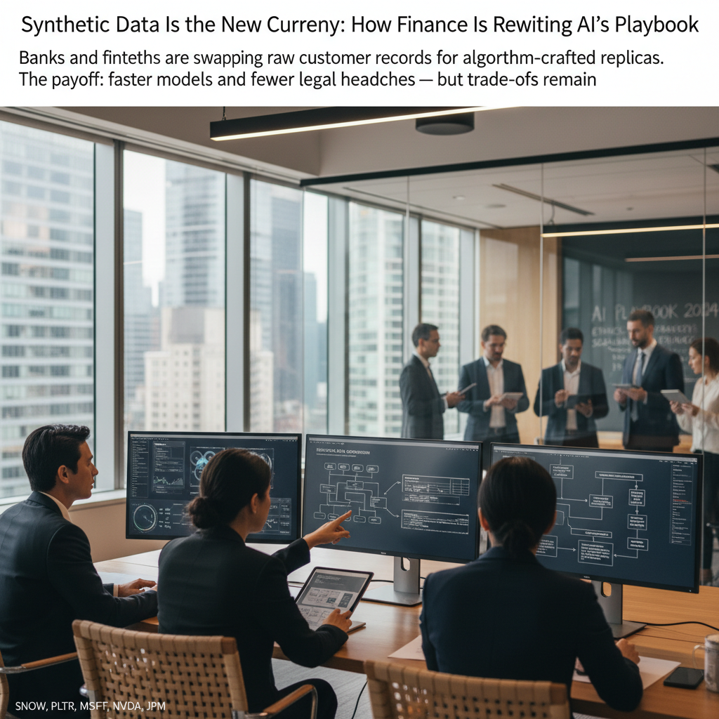 Synthetic Data Is the New Currency: How Finance Is Rewriting AI's Playbook