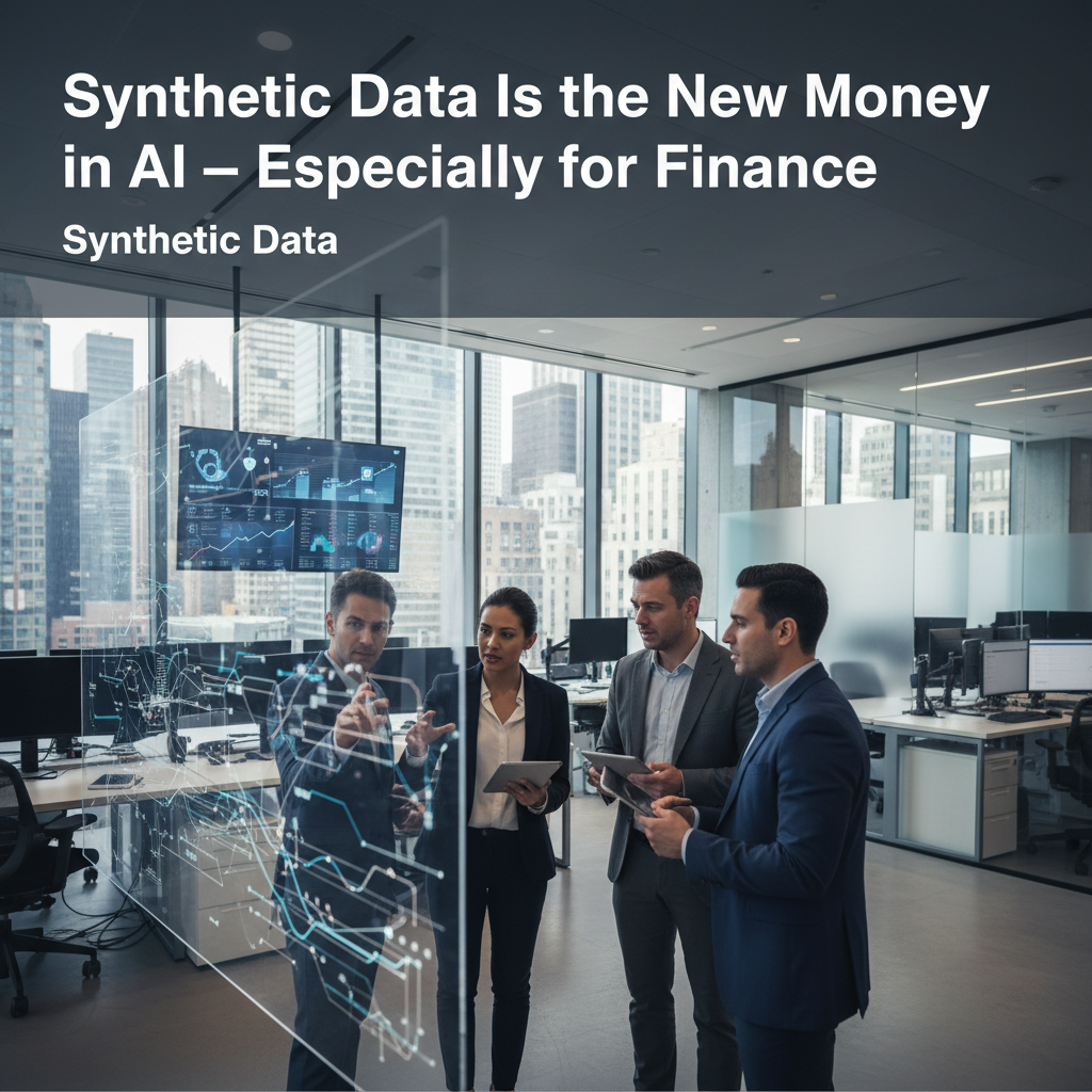Synthetic Data Is the New Money in AI — Especially for Finance