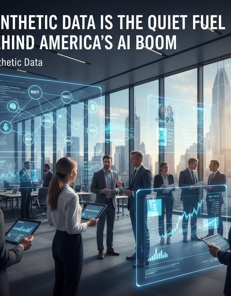 Synthetic Data Is the Quiet Fuel Behind America's AI Boom