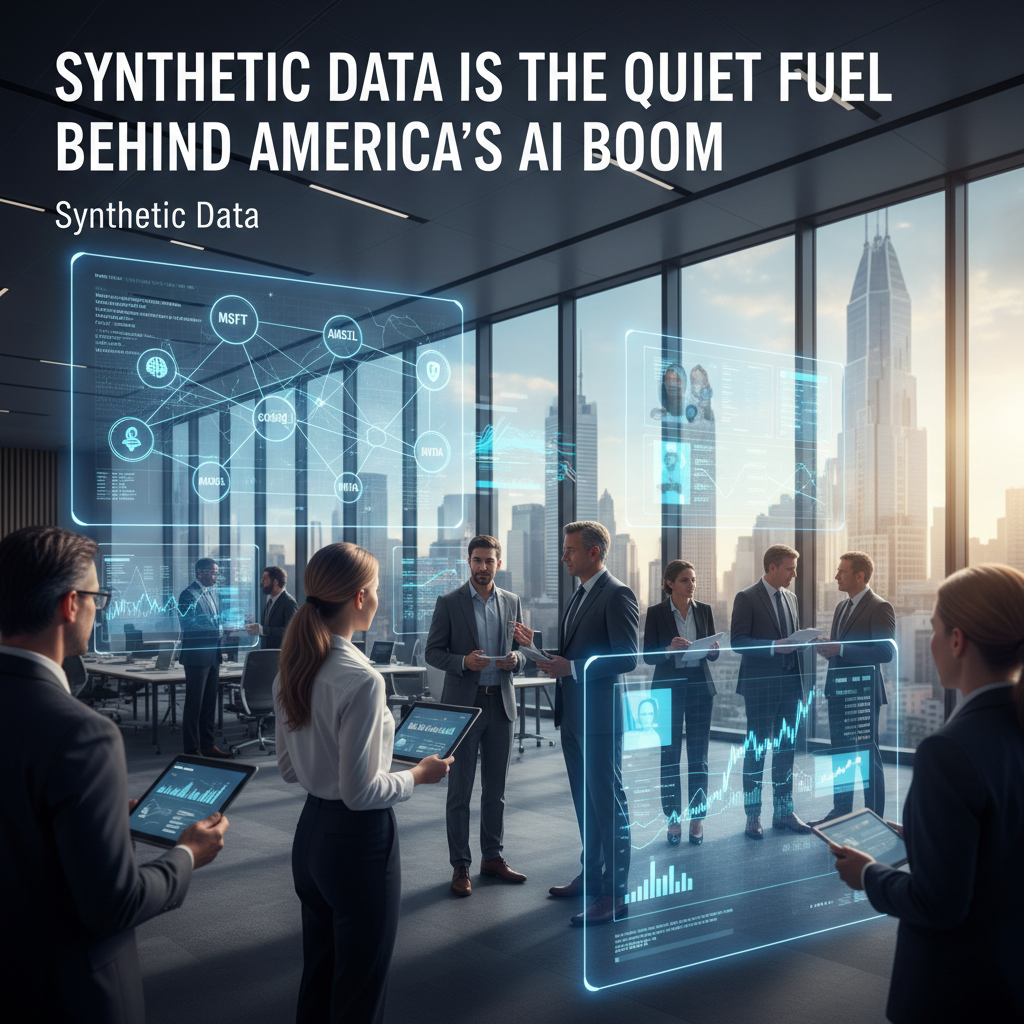 Synthetic Data Is the Quiet Fuel Behind America's AI Boom