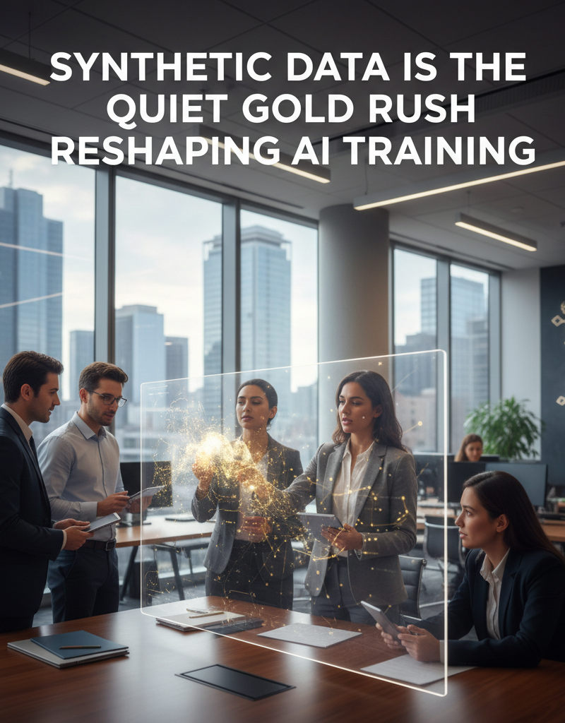 Synthetic Data Is the Quiet Gold Rush Reshaping AI Training