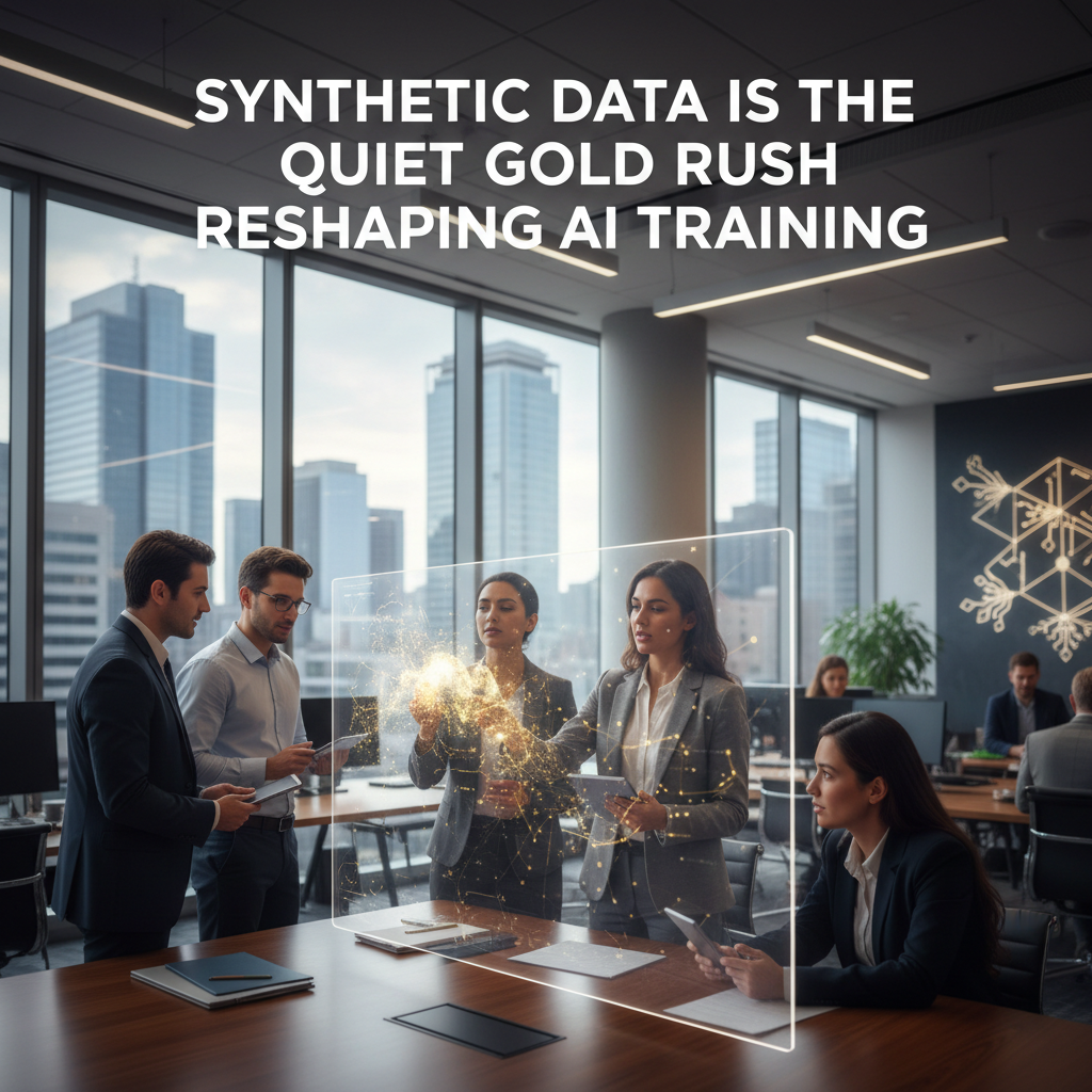 Synthetic Data Is the Quiet Gold Rush Reshaping AI Training