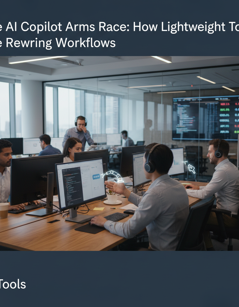 The AI Copilot Arms Race: How Lightweight Tools Are Rewiring Workflows