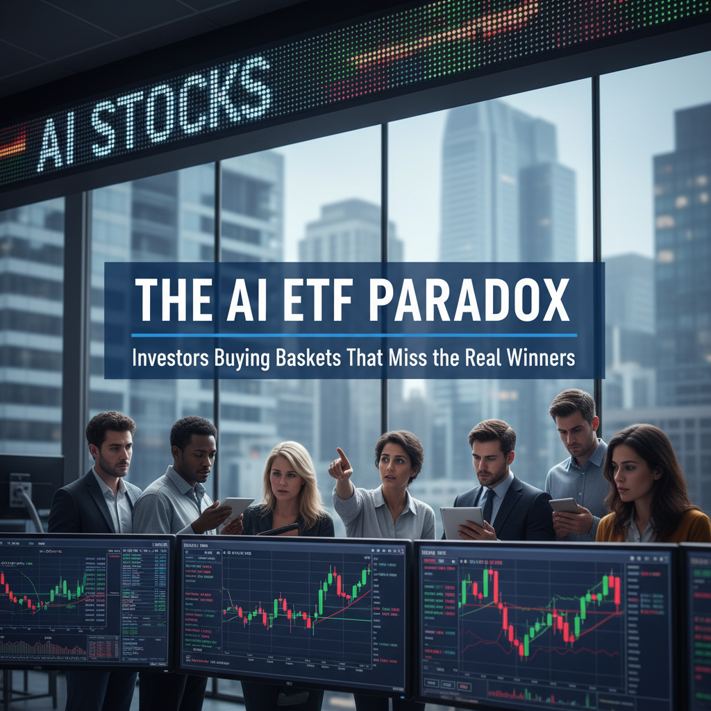 The AI ETF Paradox: Investors Buying Baskets That Miss the Real Winners