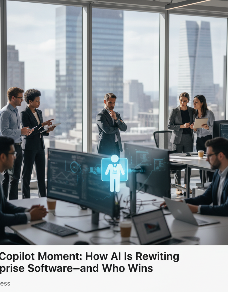 The Copilot Moment: How AI Is Rewriting Enterprise Software—and Who Wins