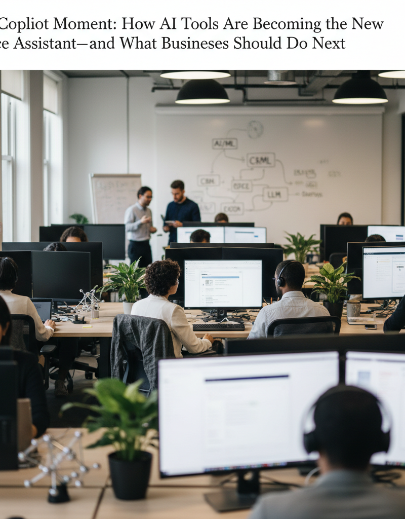 The Copilot Moment: How AI Tools Are Becoming the New Office Assistant—and What Businesses Should Do Next