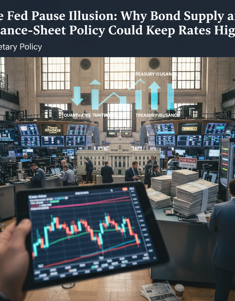 The Fed Pause Illusion: Why Bond Supply and Balance-Sheet Policy Could Keep Rates High