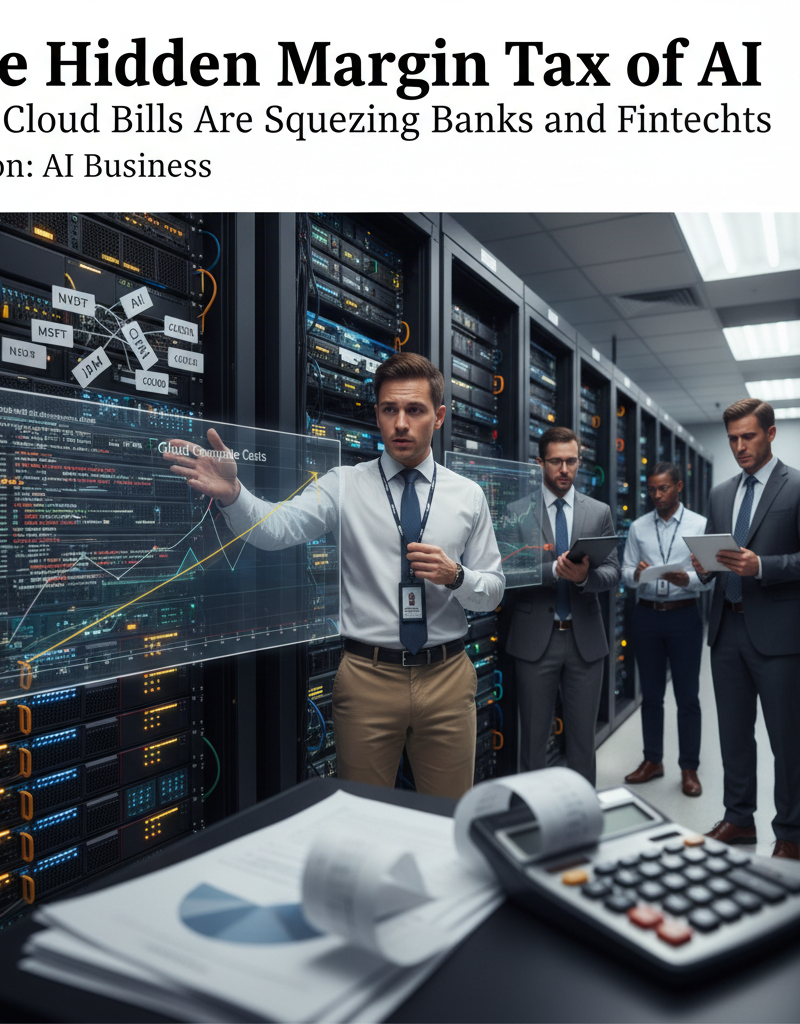 The Hidden Margin Tax of AI: Why Cloud Bills Are Squeezing Banks and Fintechs