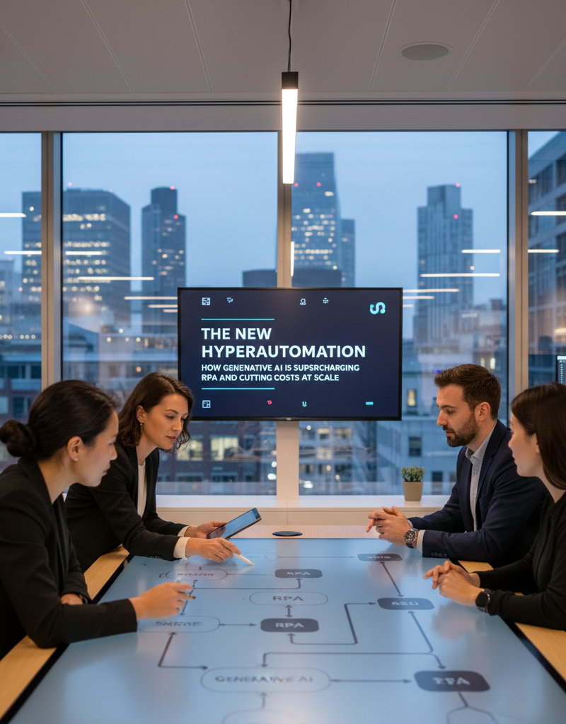 The New Hyperautomation: How Generative AI Is Supercharging RPA and Cutting Costs at Scale