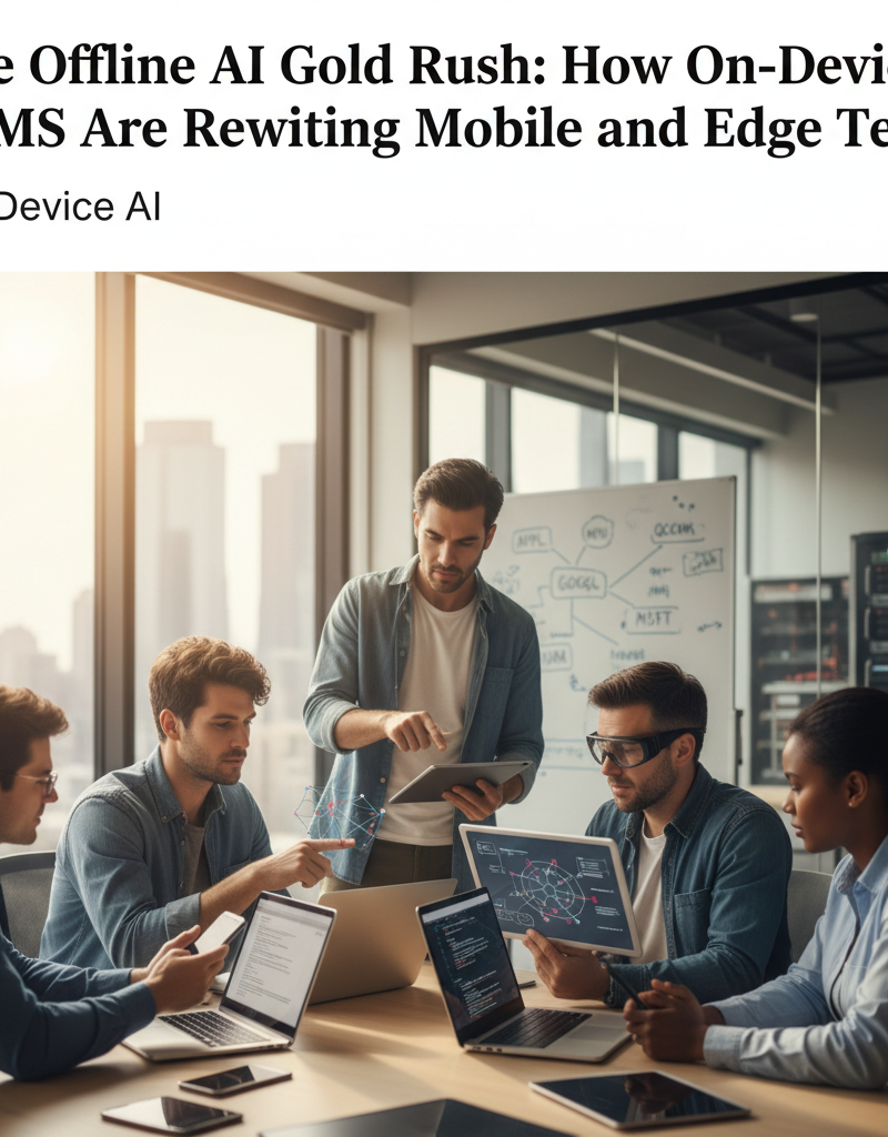 The Offline AI Gold Rush: How On‑Device LLMs Are Rewriting Mobile and Edge Tech