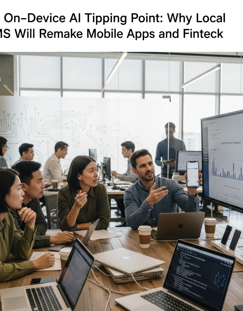 The On‑Device AI Tipping Point: Why Local LLMs Will Remake Mobile Apps and Fintech