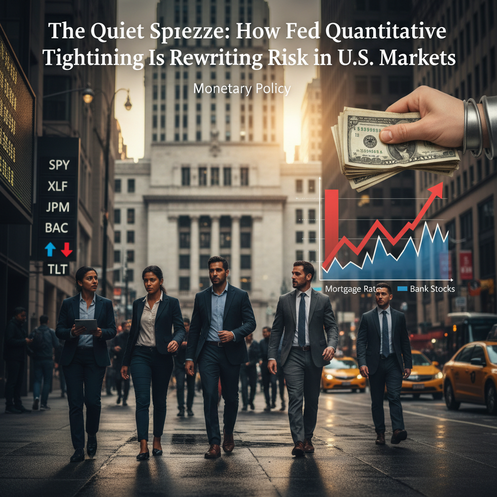 The Quiet Squeeze: How Fed Quantitative Tightening Is Rewriting Risk in U.S. Markets