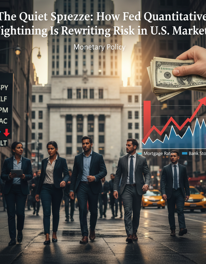 The Quiet Squeeze: How Fed Quantitative Tightening Is Rewriting Risk in U.S. Markets
