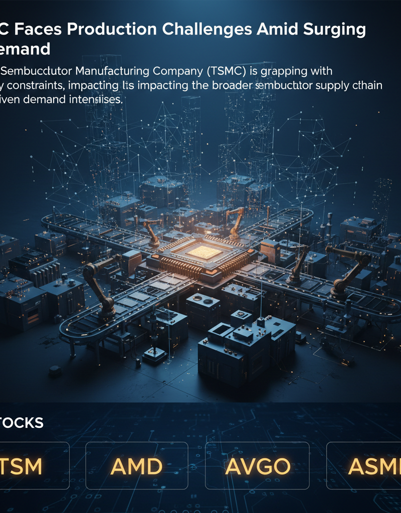TSMC Faces Production Challenges Amid Surging AI Demand
