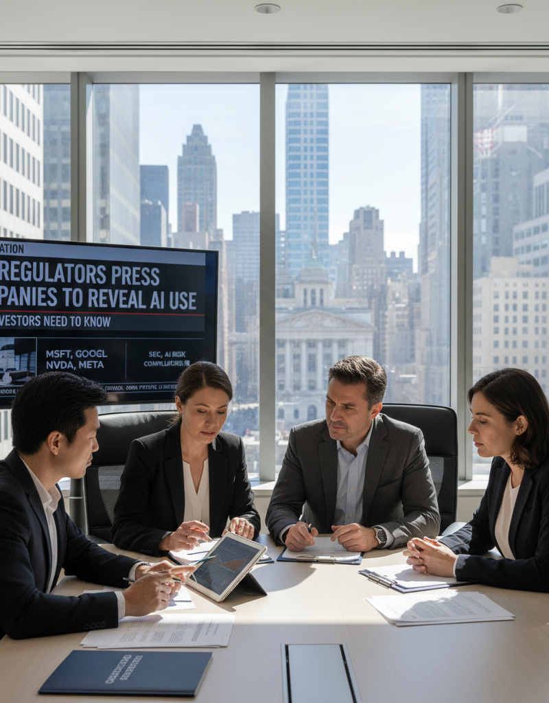 U.S. Regulators Press Companies to Reveal AI Use — What Investors Need to Know