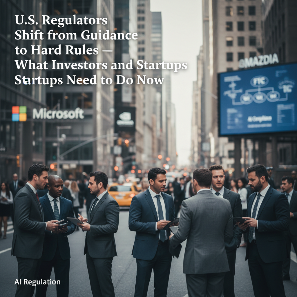 U.S. Regulators Shift from Guidance to Hard Rules — What Investors and Startups Need to Do Now