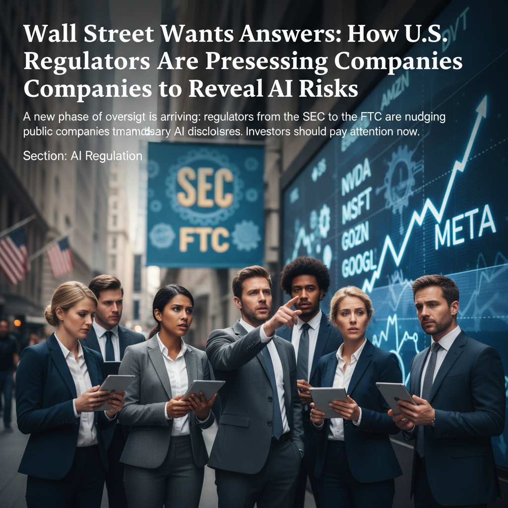Wall Street Wants Answers: How U.S. Regulators Are Pressuring Companies to Reveal AI Risks