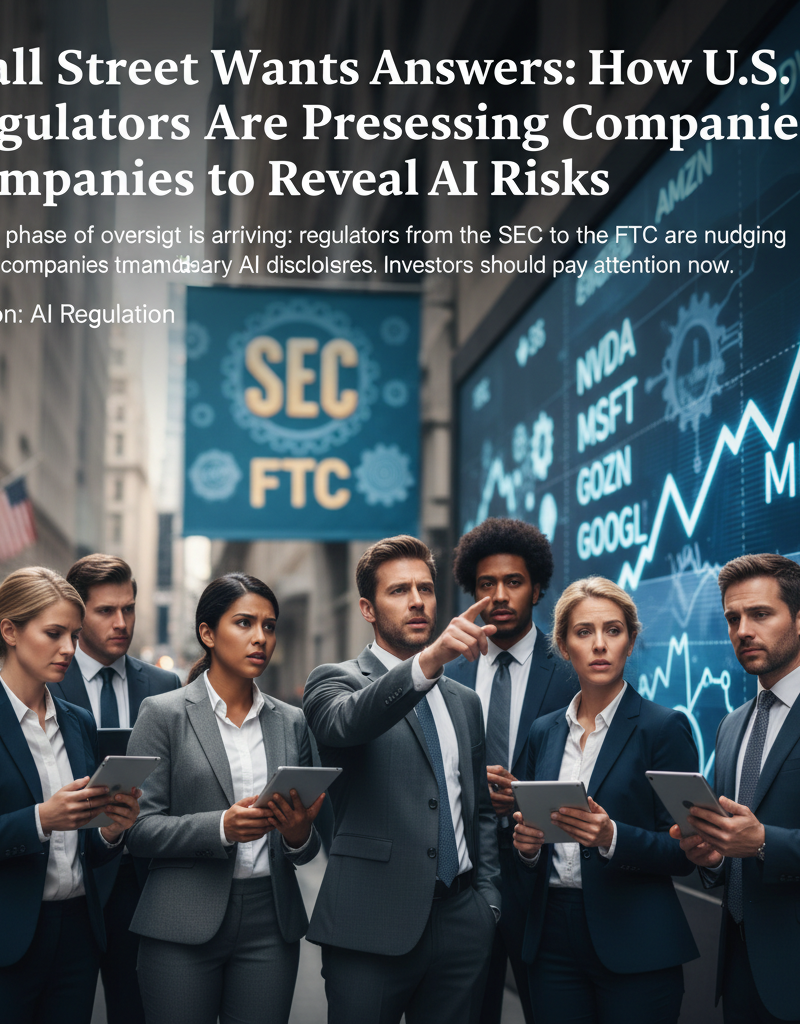 Wall Street Wants Answers: How U.S. Regulators Are Pressuring Companies to Reveal AI Risks