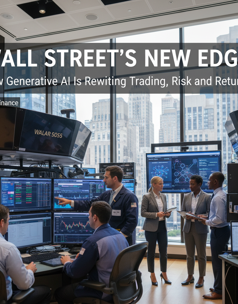 Wall Street’s New Edge: How Generative AI Is Rewriting Trading, Risk and Returns
