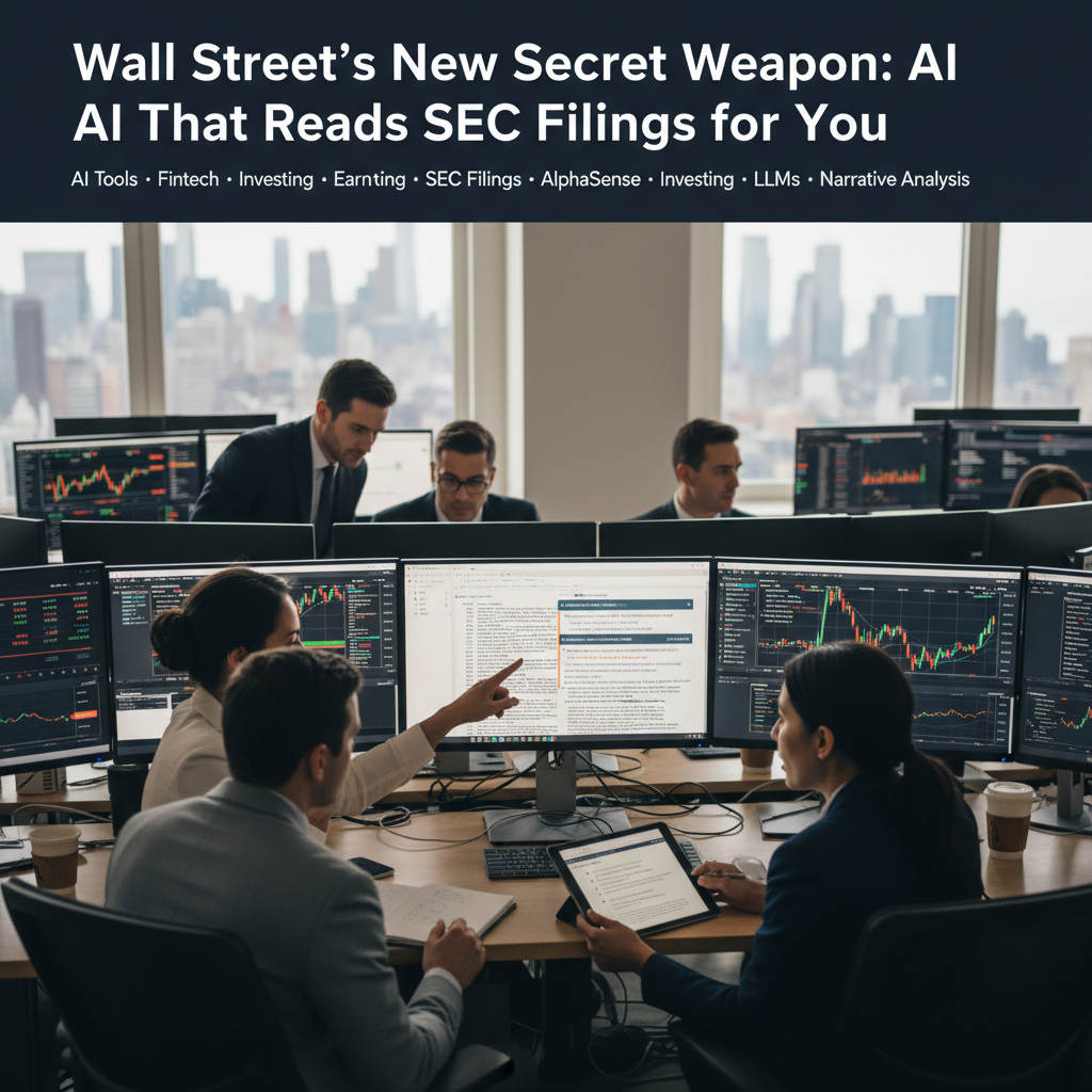 Wall Street’s New Secret Weapon: AI That Reads SEC Filings for You